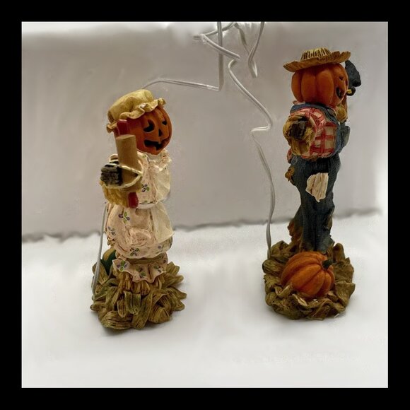 Department 56 Lighted Halloween Scarecrows - Snow Village...